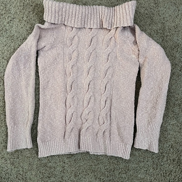Free People Cowl Neck Sweater - Light Pink - Picture 6 of 6
